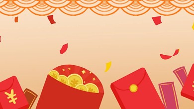 卡通红包促销公众号封面图怪兽原创元素