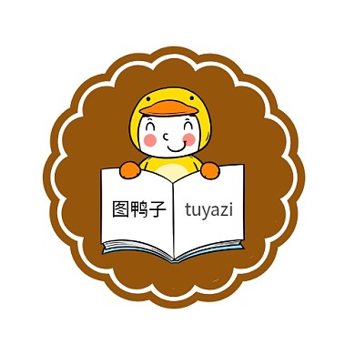 餐饮logo彩色卡通鸭子平面设计LOGO