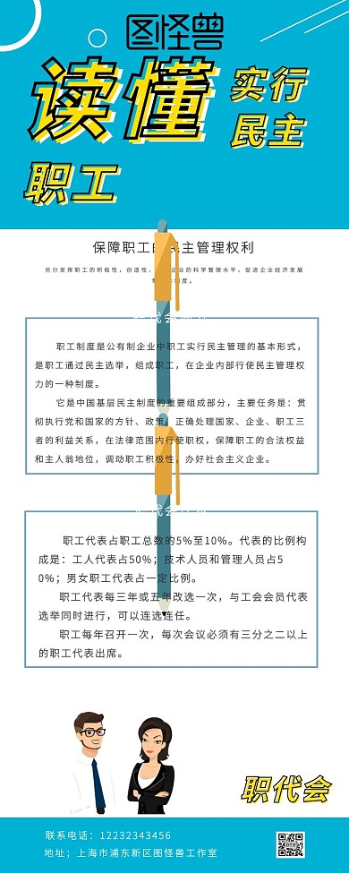 一图读懂职代会营销长图