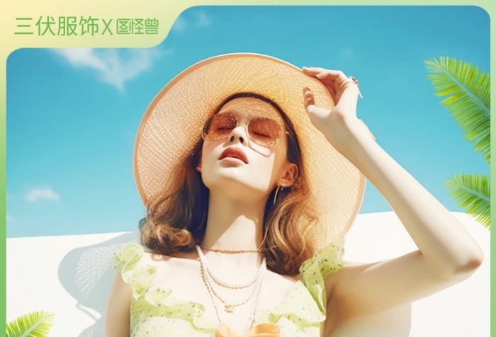 三伏服饰女装促销主图直通车