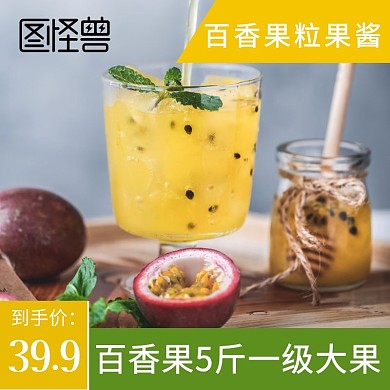 百香果果粒果酱主图直通车