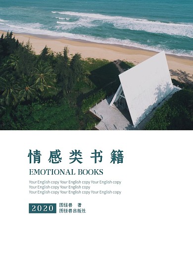简约大气直观情感类书籍封面