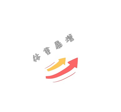 体重暴增朋友圈封面
