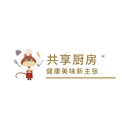 创意卡通店铺餐厅共享厨房餐饮logo设计