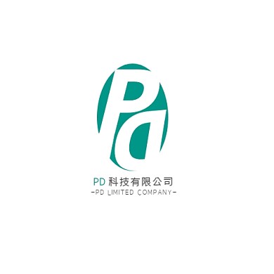 2021 PD科技简约logo设计