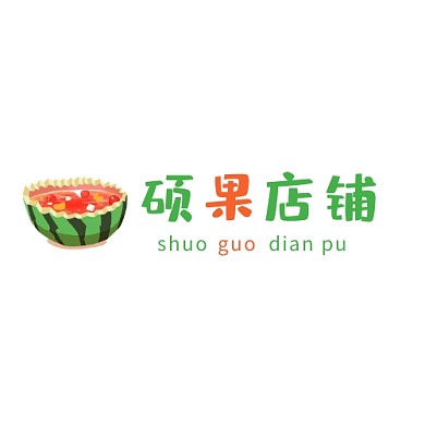 水果店铺logo卡通简约风格