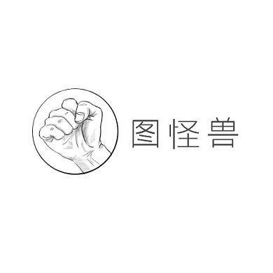 手绘素描拼搏进取拳头logo设计