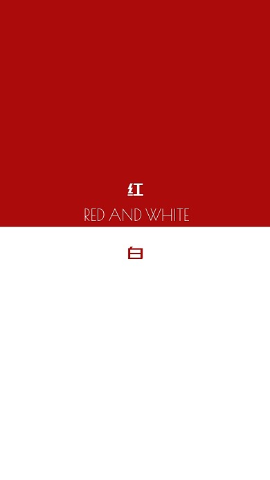 红白色系简约风手机壁纸
