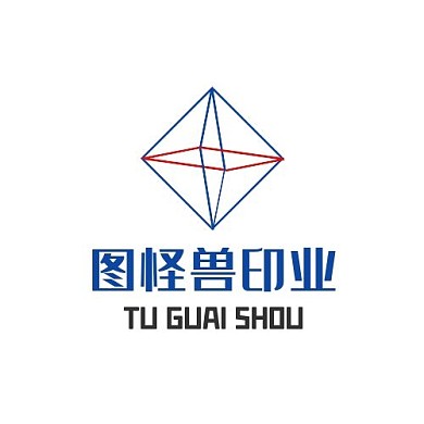 印刷公司几何标志