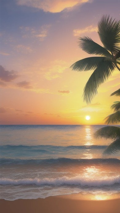 自然风景雪山谷AI数字作品