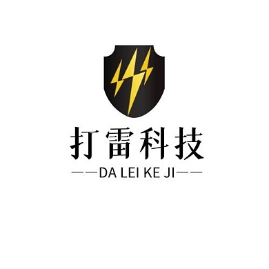 LOGO打雷大气黑色科技雷电