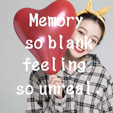 空白记忆简约创意公众号正方形配图