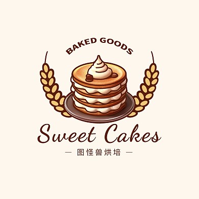 卡通甜品烘培品牌LOGO设计
