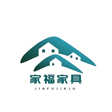 家具家私创意绿色logo设计