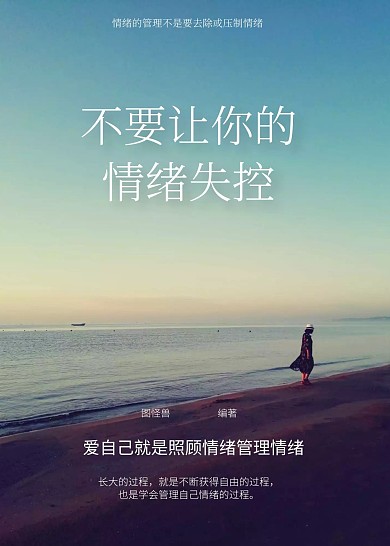 简约文艺不要让你的情绪失控书籍封面