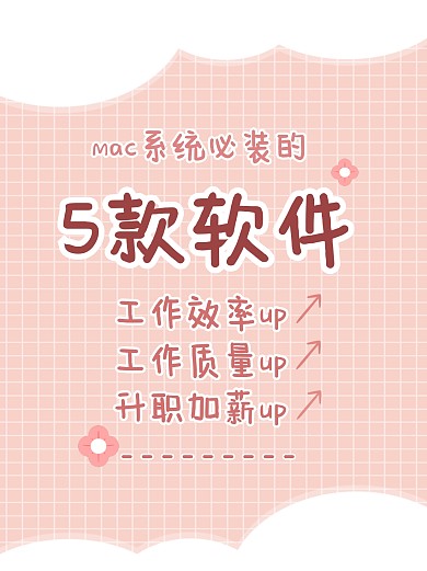 软件工作效率攻略小红书封面