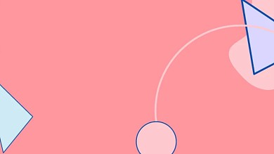 图怪兽原创元素创意几何风格公众号海报