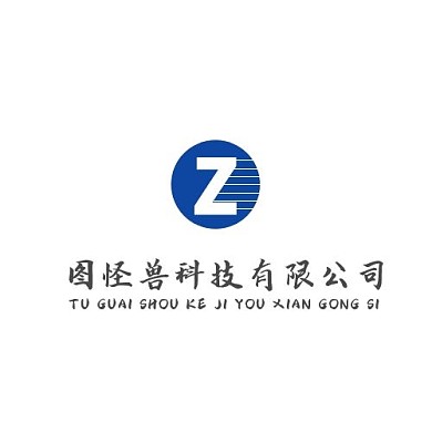 2020形状蓝几何风科技公司logo