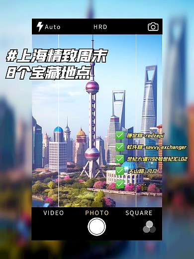 上海人精致周末效果模板