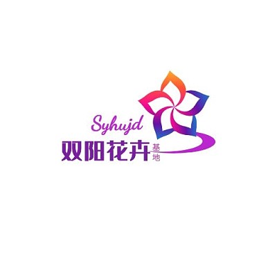 logo设计花卉基地简约标志