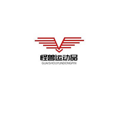 运动用品翅膀创意简约平面logo设计