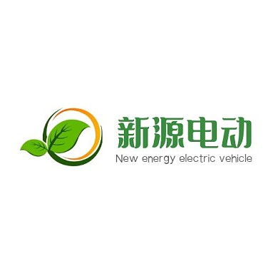 电瓶车logo绿色环保主题新能源电瓶车