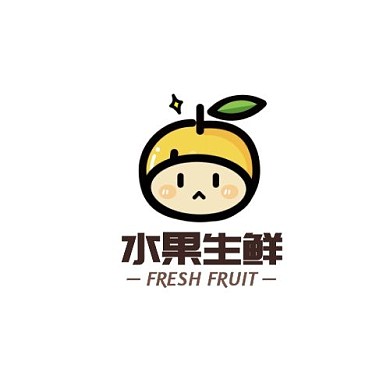 水果生鲜卡通简约LOGO