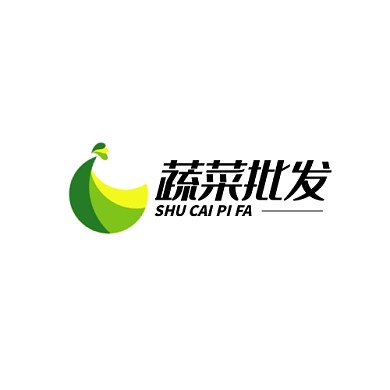蔬菜批发log绿色自然logo设计