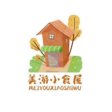 美游小食屋LOGO宣传美食	