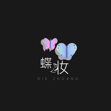 白色简约美妆美容美发logo