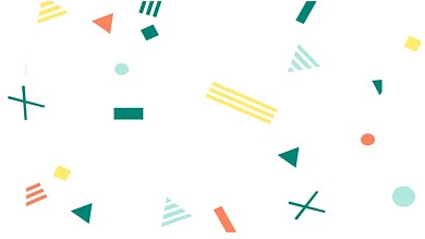 图怪兽原创元素简约几何风格主题海报背景