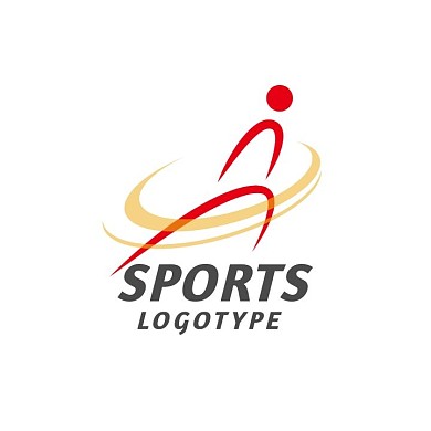 运动店大气红色标识电商LOGO设计