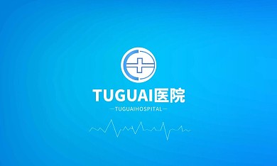蓝色质感简约医疗医院名片