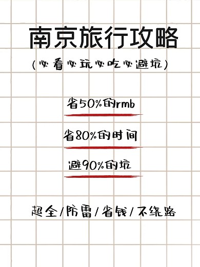 出行旅行旅游攻略小红书封面配图