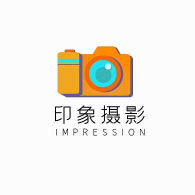 创意动物卡通摄影logo设计