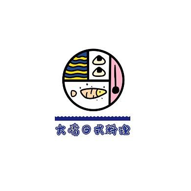 创意简约卡通餐饮料理美食logo