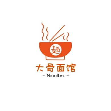 大骨面馆餐饮logo设计
