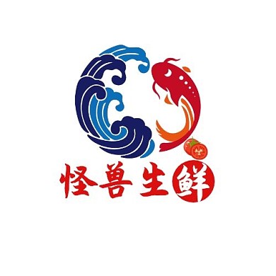 生鲜瓜果红色logo