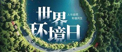 世界环境日环境保护公众号封面