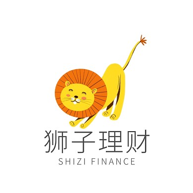 狮子理财头像logo设计