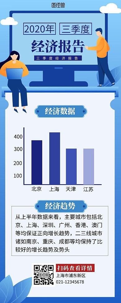 指数增长图形营销长图柱形图经济红色简约