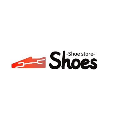 鞋店LOGO黑色欧美风logo设计