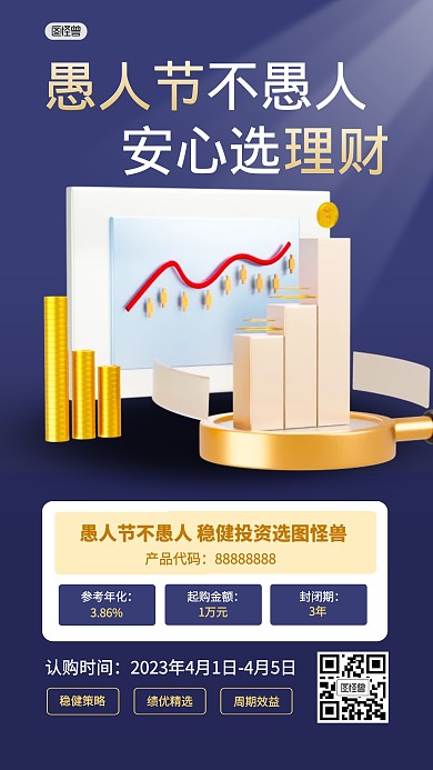 愚人节理财投资产品推荐产品海报
