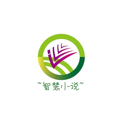 智慧小说电商logo设计