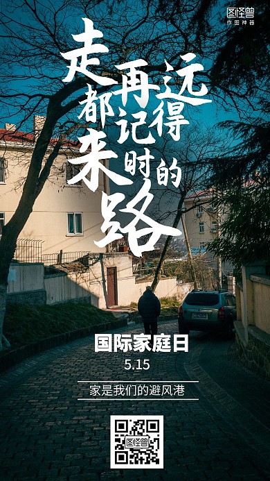 摄影5.15国际家庭日宣传海报