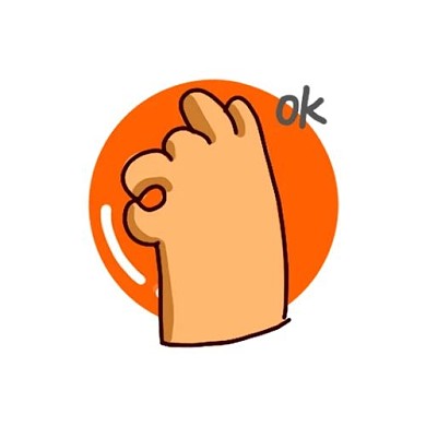 OK手势LOGO