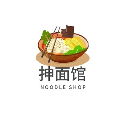 餐饮抻面馆logo设计