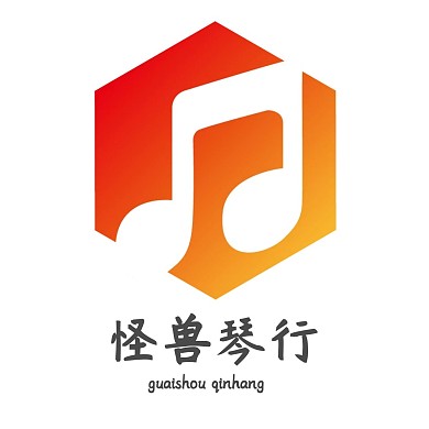 琴行黄色logo红包头像