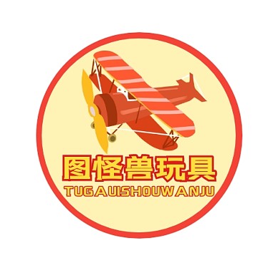 玩具店铺logo宣传推广大气