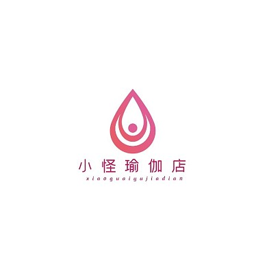 抽象淘宝瑜伽店LOGO设计